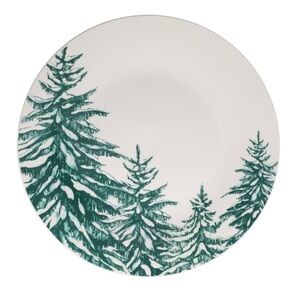 Green Tree Design Plate
